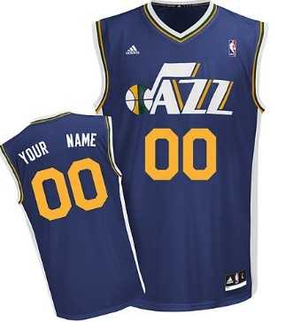Men & Youth Customized Utah Jazz Blue Jersey->customized nba jersey->Custom Jersey